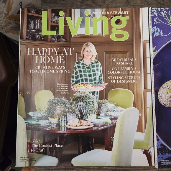 Martha Stewart Living Magazine Lot March, April, May 2020 Back Issues - Picture 2 of 11